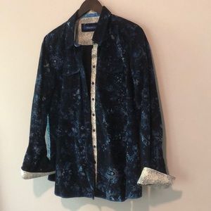 Corduroy paisley shirt